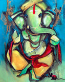 Dancing Ganesha Painting