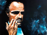 Painting - Marlon Brando Quote from Godfather - Hollywood Collection