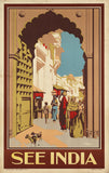 Visit India - 1930s Vintage Travel Poster