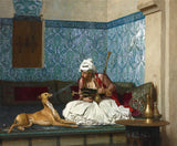 Arnaut And His Dog - Jean-Leon Gerôme - Orientalism Painting
