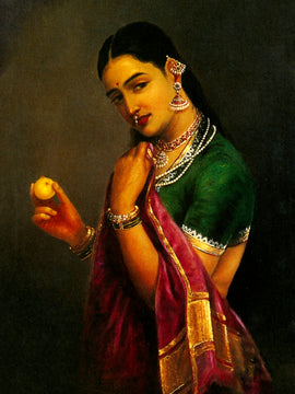 The Coquette - Raja Ravi Varma