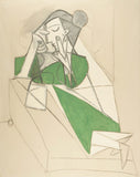 A Woman Who Reads (Une Femme Qui Lit) – Pablo Picasso Painting