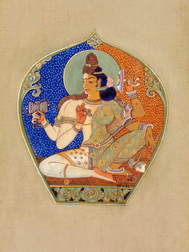 Ardhanarishvara - Nandalal Bose - Bengal School Indian Painting