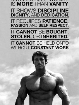 Arnold Schwarzenegger Inspirational Quote - Sports