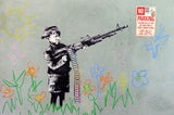 Banksy - Boy With Machine Gun