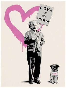 Banksy - Love Is The Anwser (Einstein)