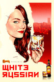 Bar Art - Kahlua - White Russian - Vintage Poster