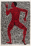 Bill T Jones Body Painting Exhibition Poster 1983 - Keith Haring - Pop Art Painting