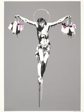 Christ With Shopping Bags - Banksy