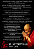 Dalai Lama - 18 Instructions For Life