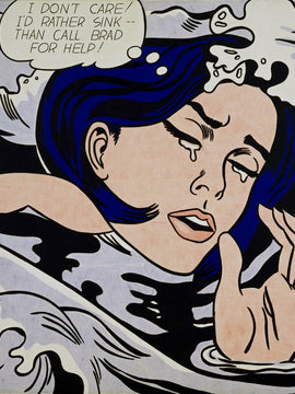 Drowning Girl - Roy Lichtenstein