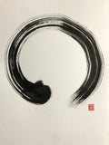 Ensō Zen Circle - Japanese Calligraphy Ink Sumi-E Painting