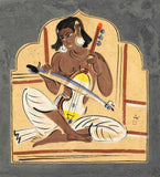 Esraj Player - Nandalal Bose - Bengal School Indian Painting