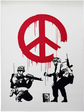 Fighting For Peace - Banksy