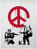 Fighting For Peace - Banksy