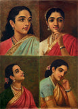 Four Portrait - Raja Ravi Varma