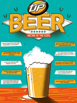 Funny Beer Quotes - Home Bar Wall Decor Poster Art Beer Lover Gift