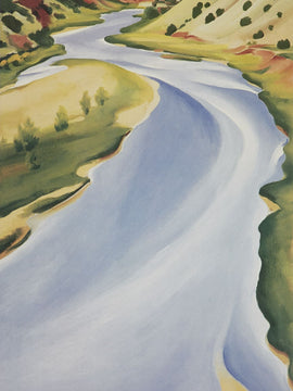 Georgia O Keeffe - Chama River, Ghost Ranch