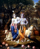 Indian Art - Krishna Painting - Gopala Krishna And Balaram