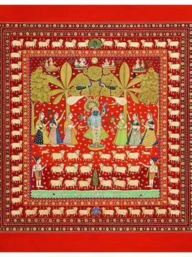 Indian Art Krishna Pichwai Painting