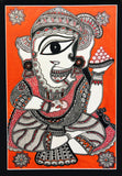 Lord Ganesh Madhubani Ganapati Painting