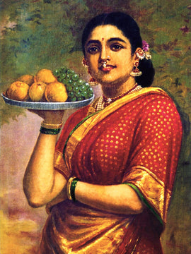 Madri - Raja Ravi Varma - Indian Painting