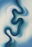 Mesmer Blue - Abstract Art Painting