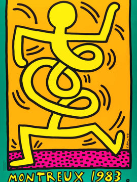 Montreux 1983 Jazz Festival Poster - Keith Haring