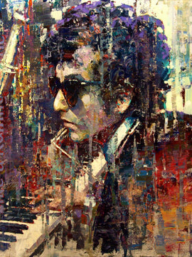 Music And Musicians Collection - Bob Dylan - Like A Rolling Stone Painting