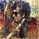 Music And Musicians Collection - Bob Dylan - Like A Rolling Stone Painting
