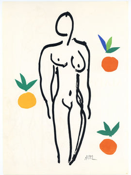 Nude with Oranges - Henri  Matisse