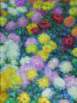 Private Monet Chrysanthemums - Claude Monet