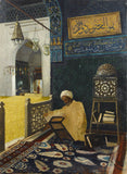 Reciting The Quran - Osman Hamdi Bey - Orientalist Painting