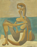 Seated Bather (Baigneuse Assise) - Pablo Picasso Painting