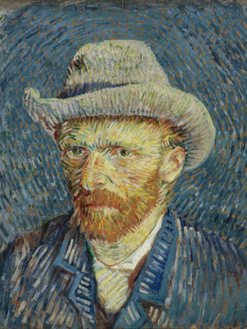 Self-Portrait with Grey Felt Hat - Vincent van Gogh