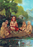 Shrimad Guru Adi Shankaracharya - Raja Ravi Varma Oleograph Print - Indian Masters Painting