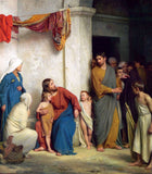 Suffer The Children - Carl Heinrich Bloch 1881 - Jesus Christ - Christian Art Painting
