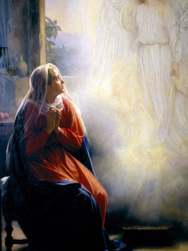 The Annunciation - Carl Bloch - Christian Art Painting
