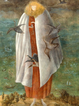 The Giantess (The Guardian Of The Egg)- Leonora Carrington - Surrealist Art Painting