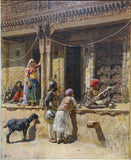 The Soldier Of The Rajah Coming To The Sword Sharpener Of Ahmedabad, By Edwin Lord Weeks 1888-1890