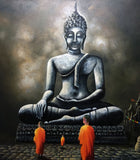 Young Buddhist Monks - Buddha Painting Collection