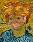 Young Man With Cornflower (Jeune Homme Au Bleuet) - Vincent Van Gogh - Portrait Painting