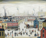 L S Lowry - Industrial Landscape Stockport Viaduct