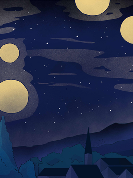 Japanese Art - Moonlight