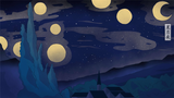 Japanese Art - Moonlight