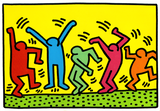 Dancing Figure – Keith Haring – Pop Art Painting