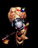 Indian Art - Digital Painting - Krishna With Flute