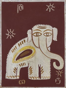 Jamini Roy - White Elephant