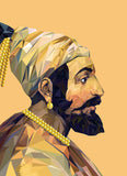 Chhatrapati Shivaji Bhosale Graphic Poster