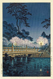 Benkei Bridge (Benkei Bashi) Tsuchiya Koitsu - Japanese Ukiyo-e Woodblock Print Art Painting